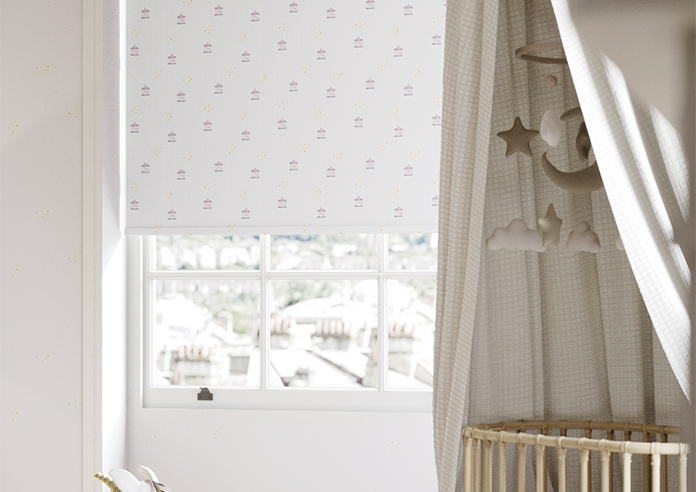 Merrily, Merry Small Violet - Roller Blind - Image 5